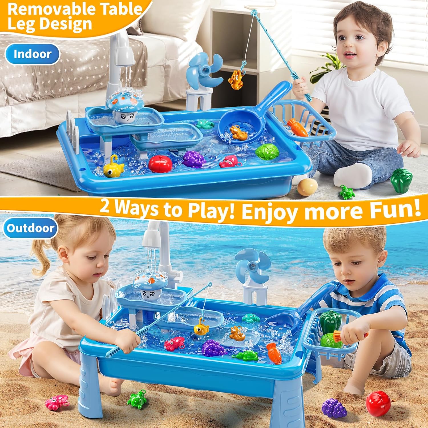 Çocuklar için Su Masası Oyun L - Kids Outdoor Water Play Table incelemesi ve fiyatı