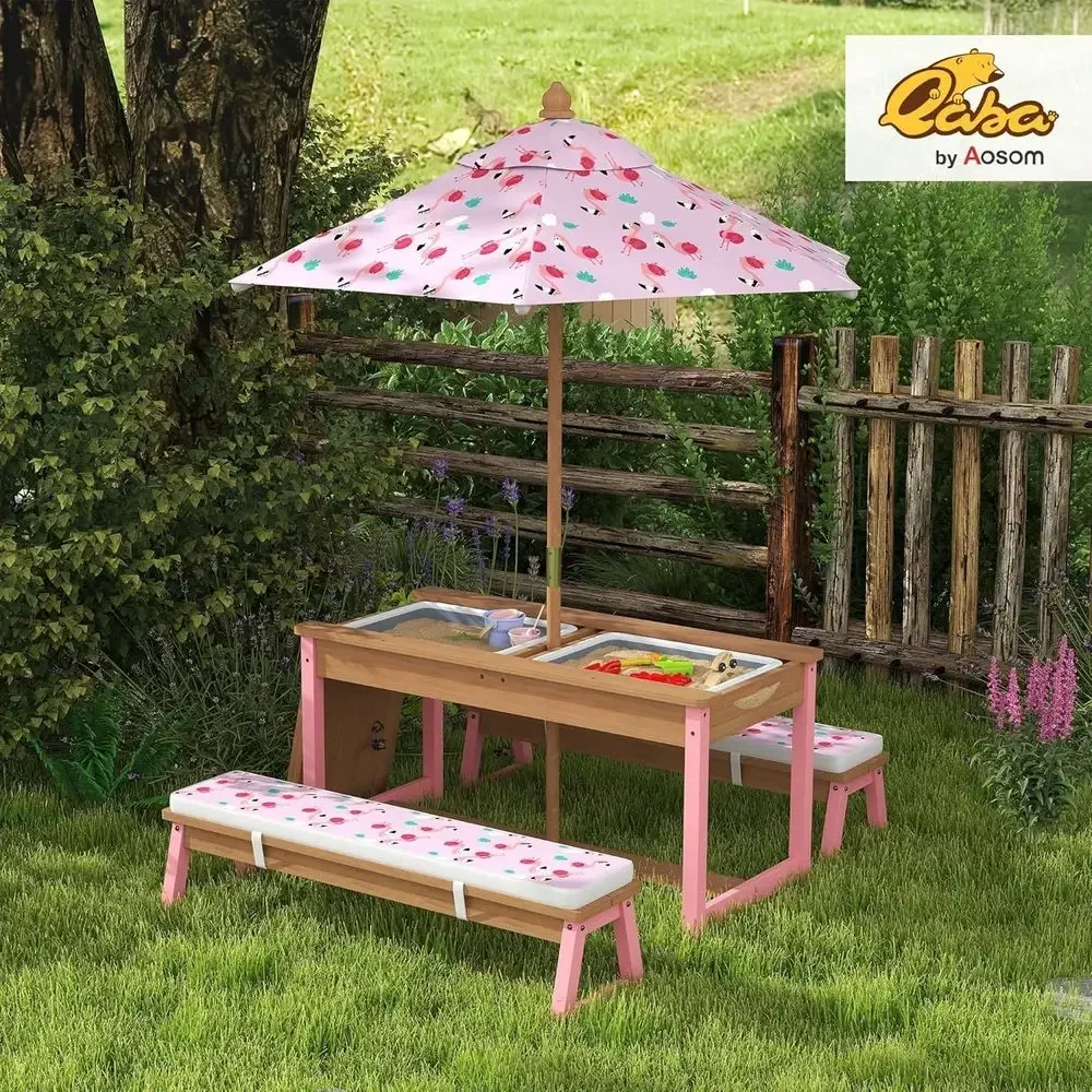 Şemsiye, Minderler ve Saklama  - Kids Outdoor Umbrella For Table incelemesi ve fiyatı