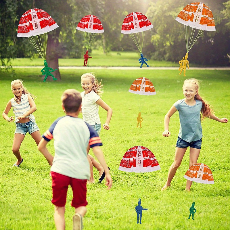 10/100 adet Paraşüt Oyuncaklar - Kids Outdoor Birthday Party Ideas incelemesi ve fiyatı