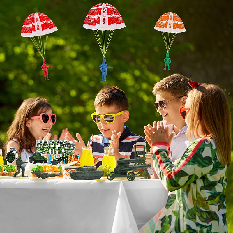 10/100 adet Paraşüt Oyuncaklar - Kids Outdoor Birthday Party Ideas incelemesi ve fiyatı
