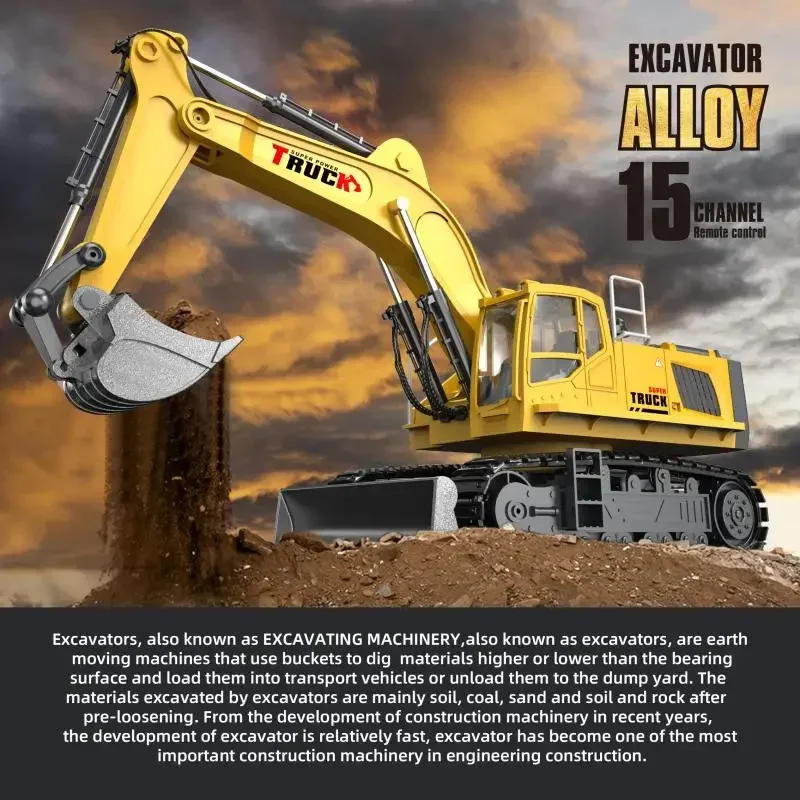 12/15/17CH Rc Ekskavatör Alaşı - Kids Outdoor Excavator incelemesi ve fiyatı