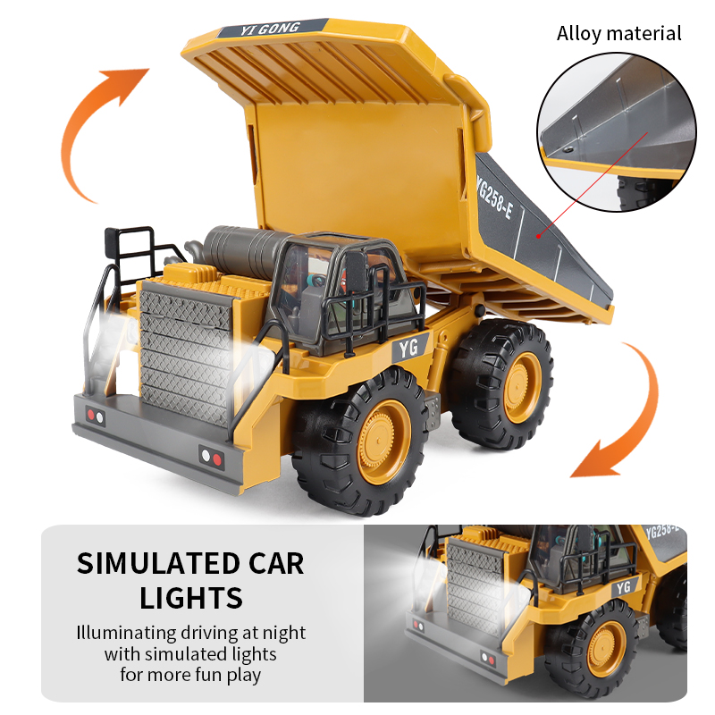 ZWN 2.4G uzaktan kumanda ekska - Kids Outdoor Excavator incelemesi ve fiyatı