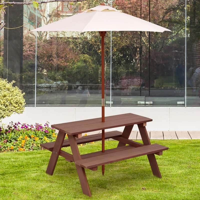 Açık Hava 4 Kişilik Çocuk Pikn - Kids Outdoor Umbrella For Table incelemesi ve fiyatı