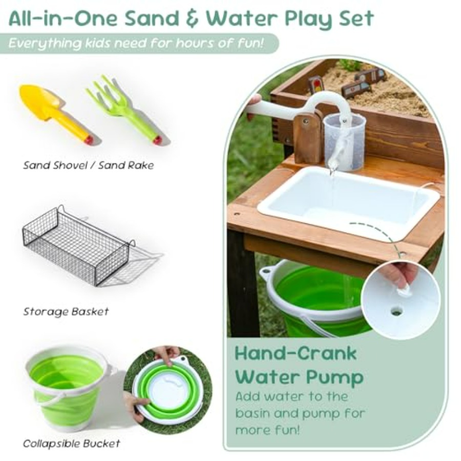 3-8 yaş arası çocuklar için dı - Kids Outdoor Sensory Table incelemesi ve fiyatı