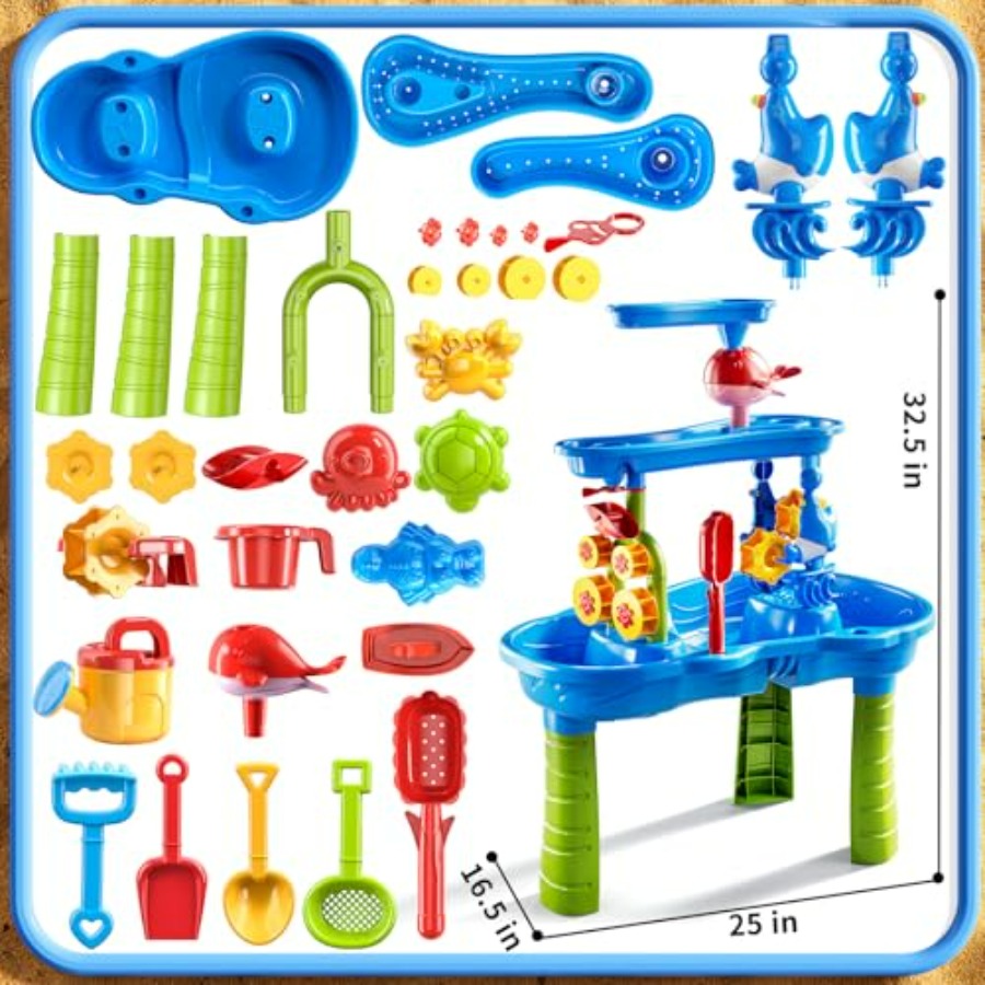 3-8 yaş arası çocuklar için aç - Kids Outdoor Sensory Table incelemesi ve fiyatı