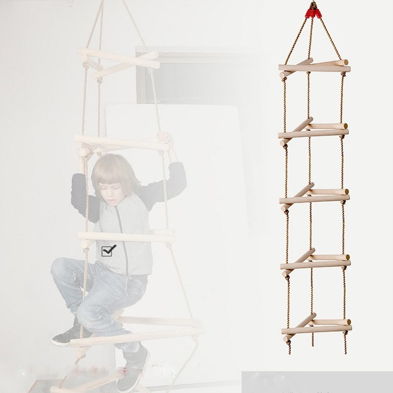 5 basamaklı tek başlıklı ahşap - Kids Outdoor Ladder incelemesi ve fiyatı