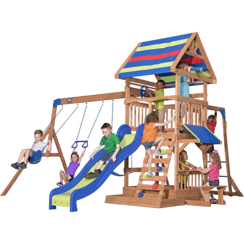 ABD'den Gönderilen Sedir Ağacı - Kids Outdoor Monkey Bar Set incelemesi ve fiyatı